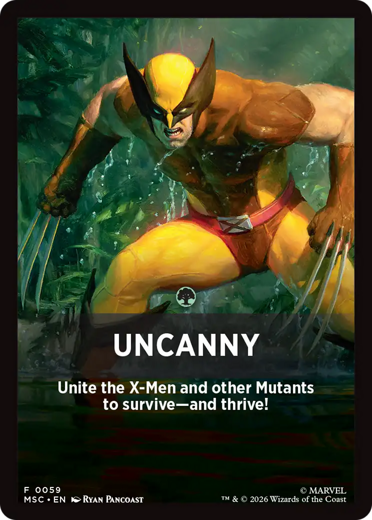 Uncanny Theme Card [Marvel Super Heroes Commander] | Clutch Gaming