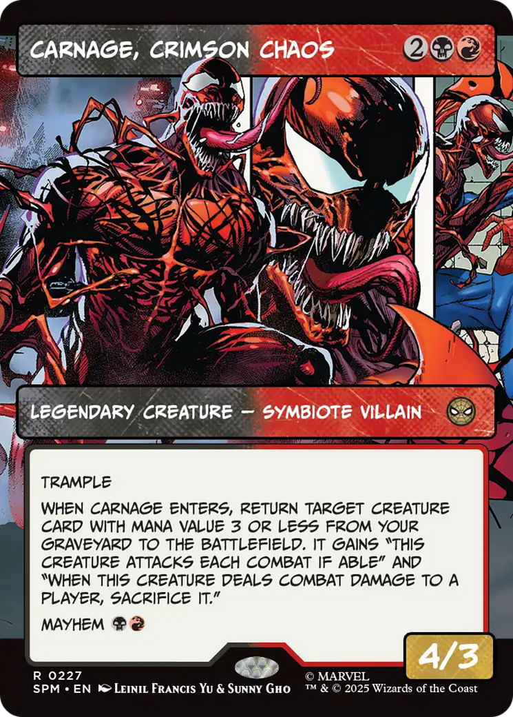 Carnage, Crimson Chaos (Borderless) [Marvel's Spider-Man] | Clutch Gaming