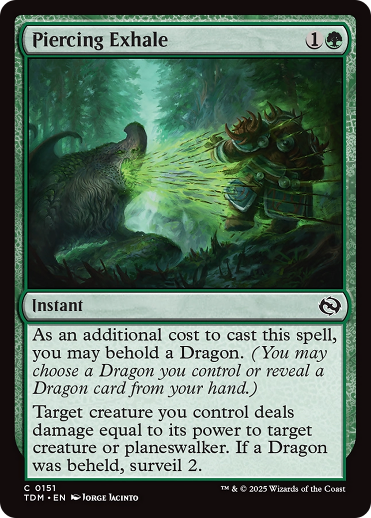 Piercing Exhale [Tarkir: Dragonstorm] | Clutch Gaming