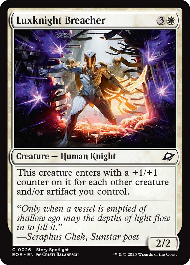 Luxknight Breacher [Edge of Eternities] | Clutch Gaming