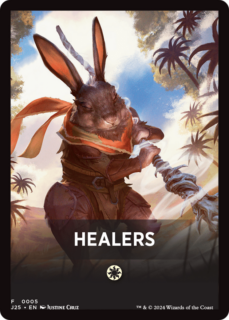 Healers Theme Card [Foundations Jumpstart Front Cards] | Clutch Gaming