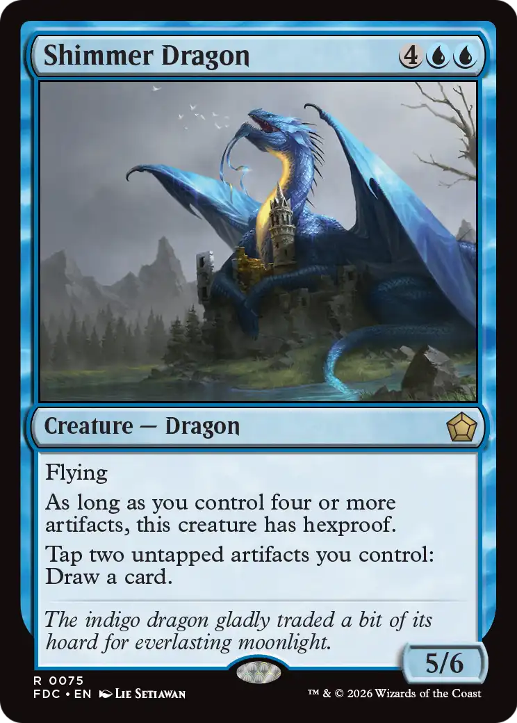 Shimmer Dragon [Foundations Commander] | Clutch Gaming