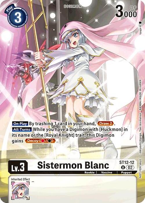 Sistermon Blanc [ST12-12] (Event Pack 7) [Starter Deck: Jesmon] | Clutch Gaming