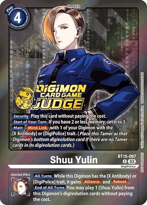 Shuu Yulin [BT15-087] (Judge Pack 6) [Exceed Apocalypse] | Clutch Gaming