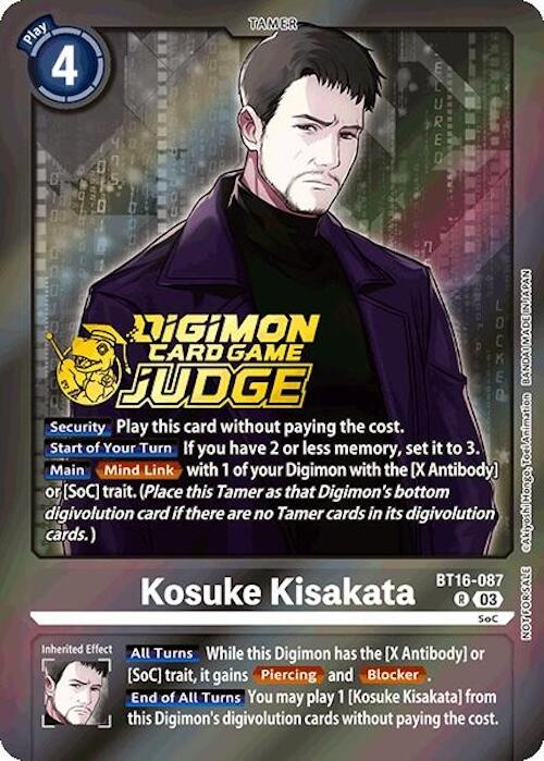 Kosuke Kisakata [BT16-087] (Judge Pack 6) [Beginning Observer] | Clutch Gaming