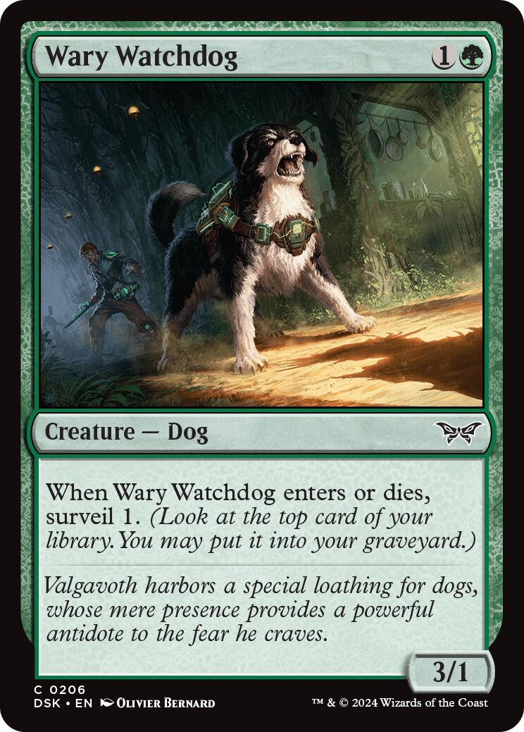 Wary Watchdog [Duskmourn: House of Horror] | Clutch Gaming