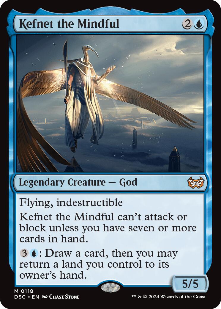 Kefnet the Mindful [Duskmourn: House of Horror Commander] | Clutch Gaming