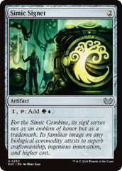 Simic Signet [Duskmourn: House of Horror Commander] | Clutch Gaming