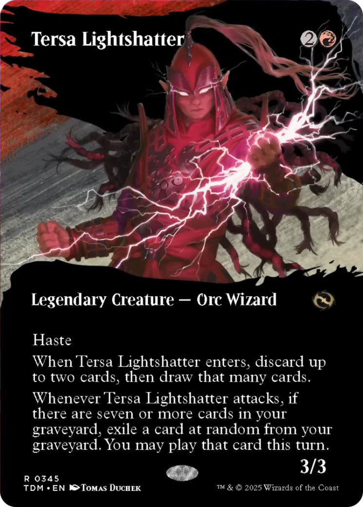 Tersa Lightshatter (Borderless) [Tarkir: Dragonstorm] | Clutch Gaming