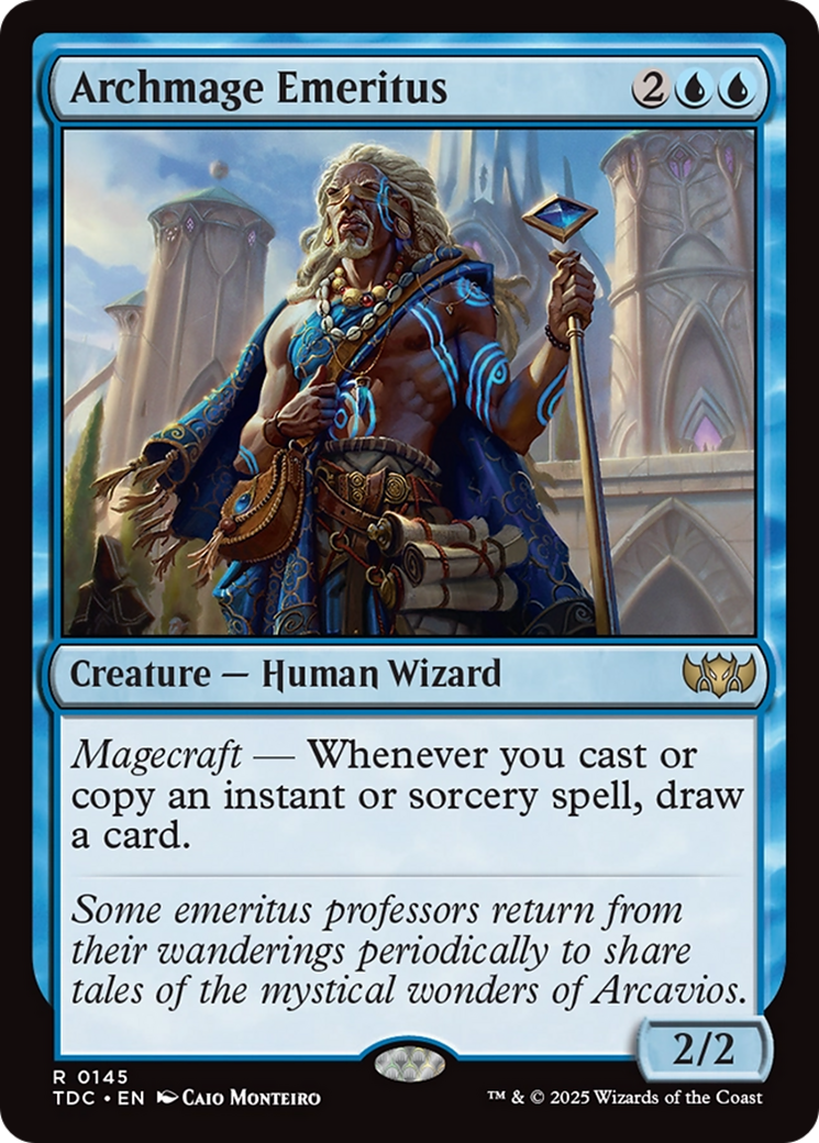 Archmage Emeritus [Tarkir: Dragonstorm Commander] | Clutch Gaming