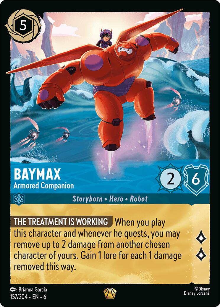 Baymax - Armored Companion (157/204) [Azurite Sea] | Clutch Gaming