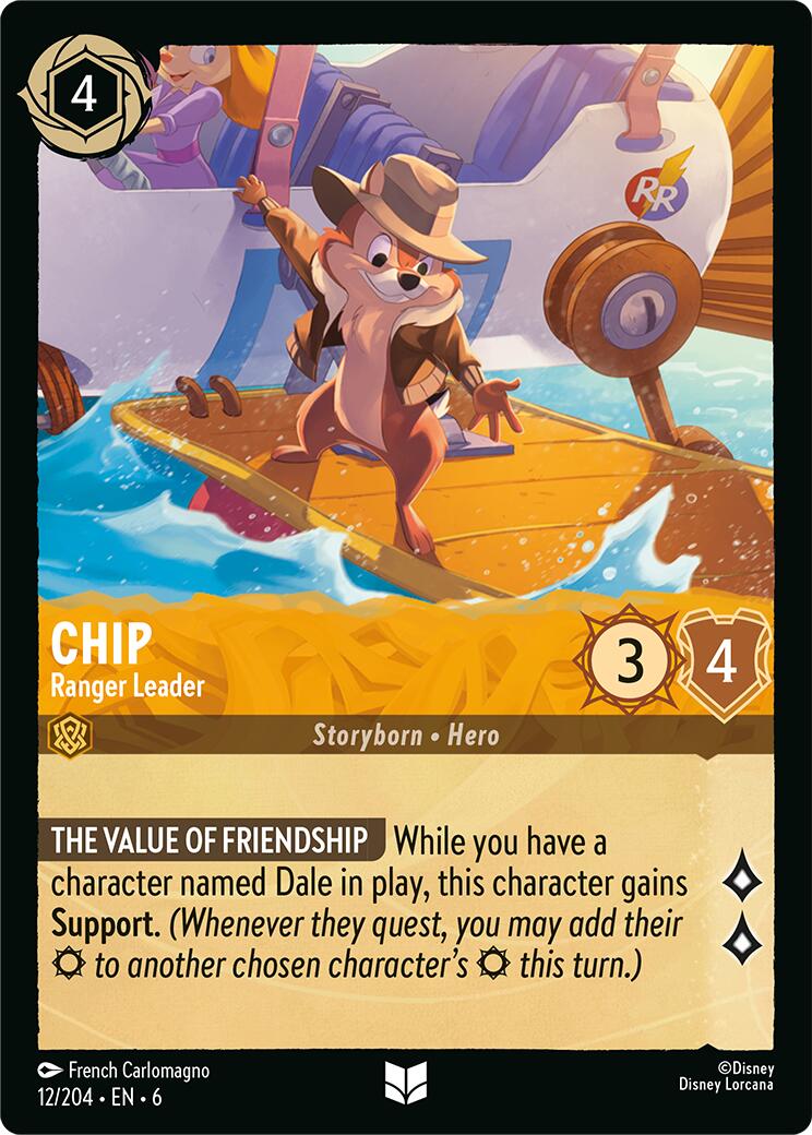 Chip - Ranger Leader (12/204) [Azurite Sea] | Clutch Gaming