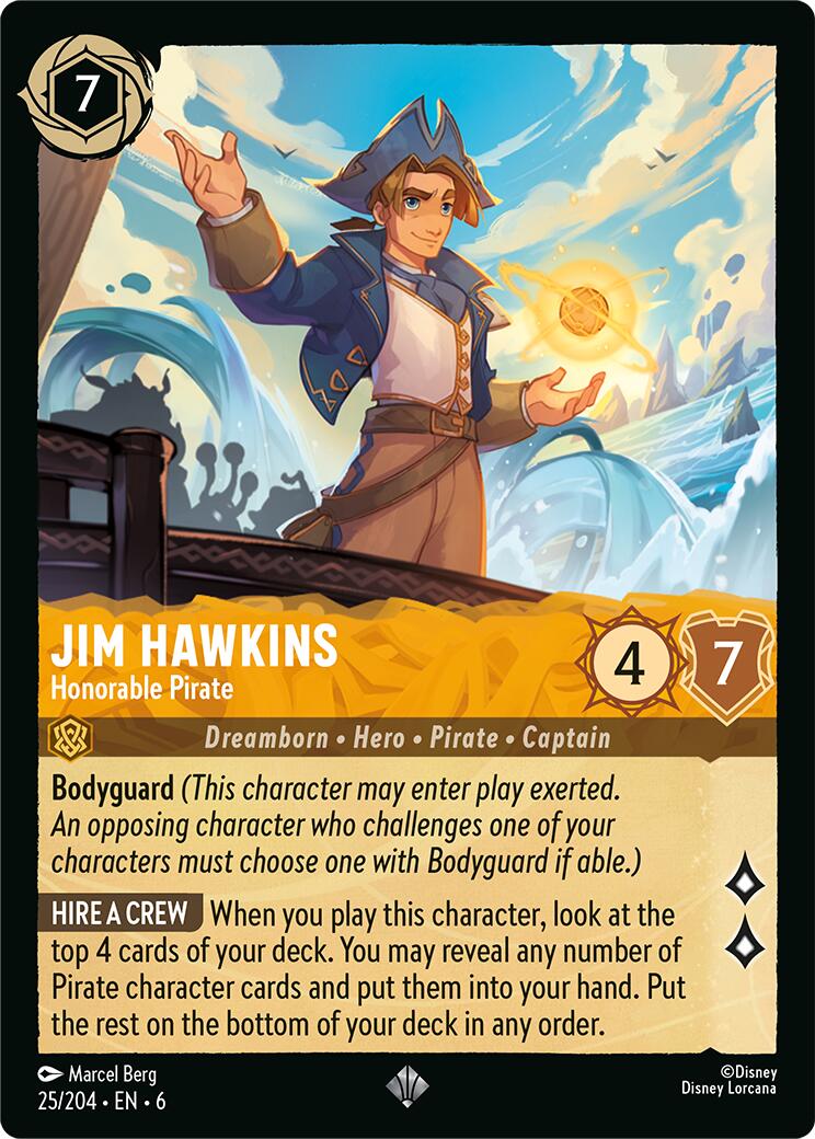 Jim Hawkins - Honorable Pirate (25/204) [Azurite Sea] | Clutch Gaming