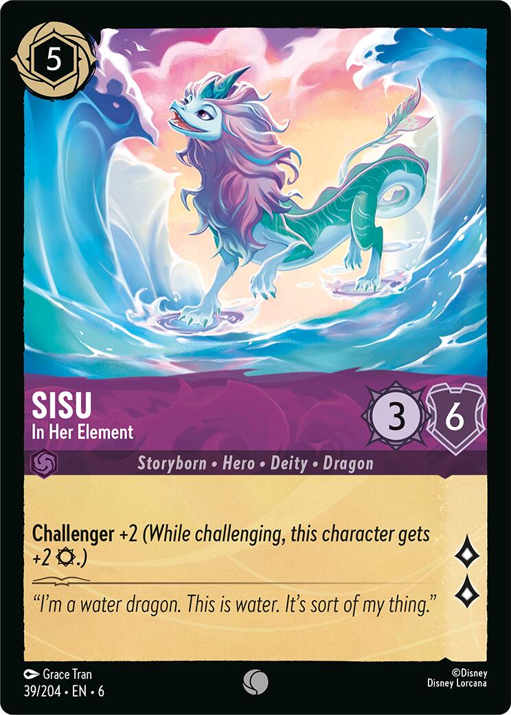 Sisu - In Her Element (39/204) [Azurite Sea] | Clutch Gaming