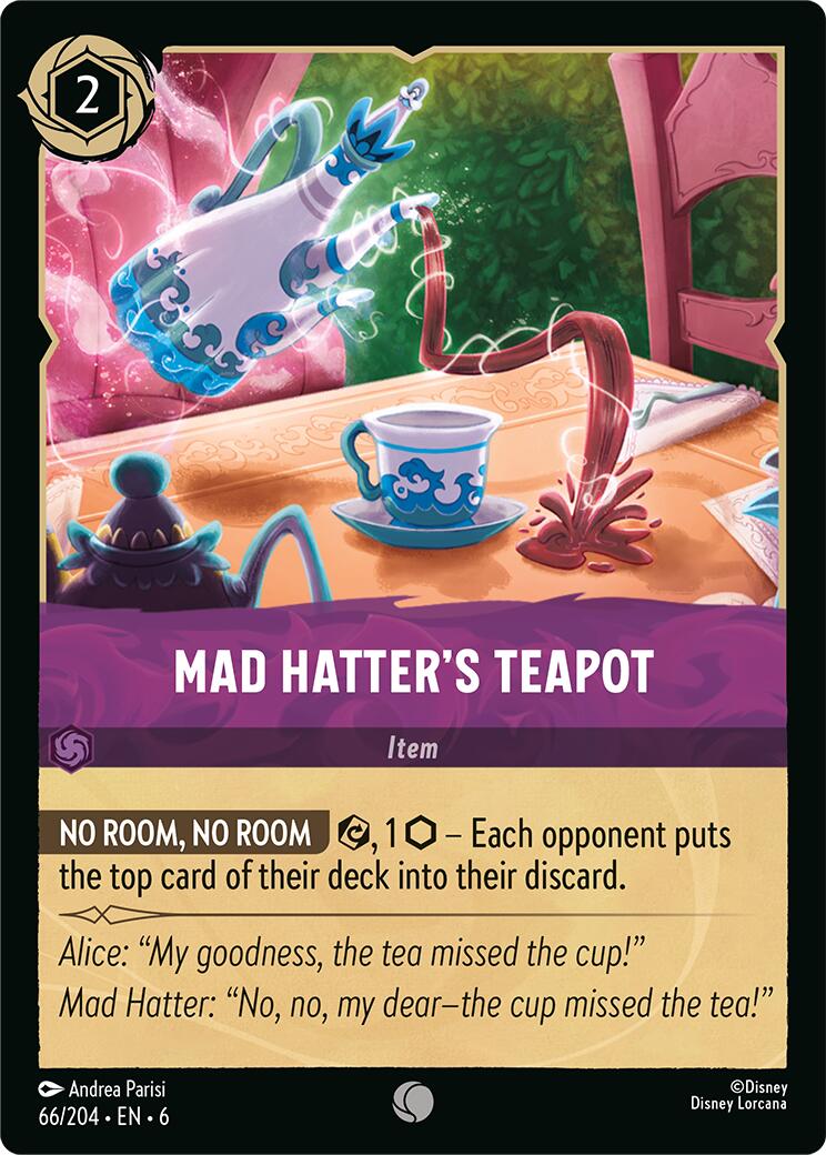 Mad Hatter's Teapot (66/204) [Azurite Sea] | Clutch Gaming