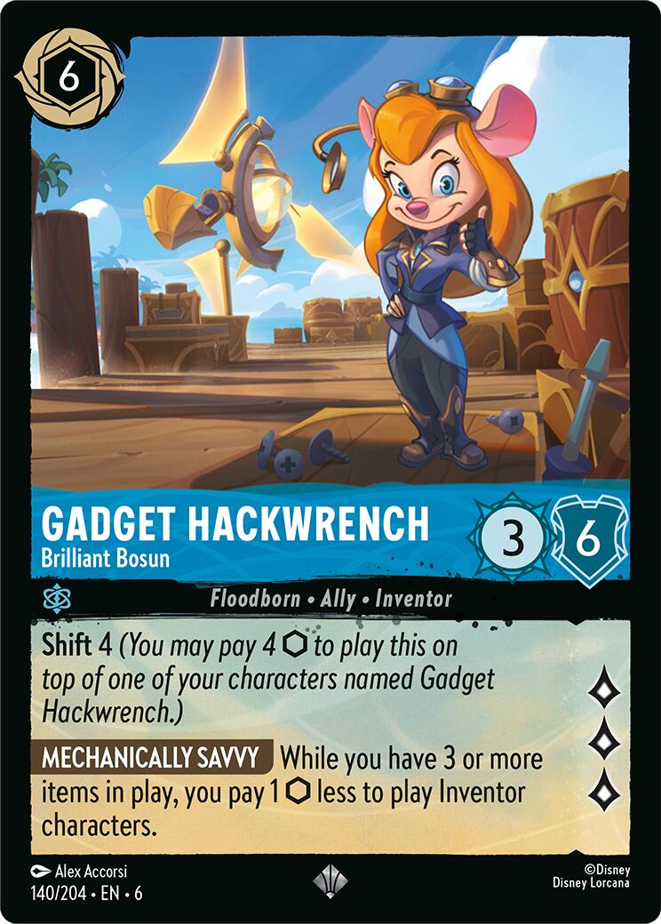Gadget Hackwrench - Brilliant Bosun (140/204) [Azurite Sea] | Clutch Gaming