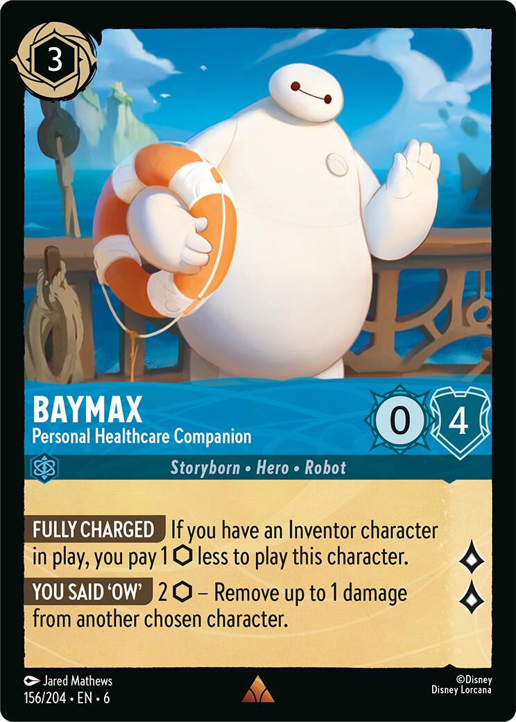 Baymax - Personal Healthcare Companion (156/204) [Azurite Sea] | Clutch Gaming
