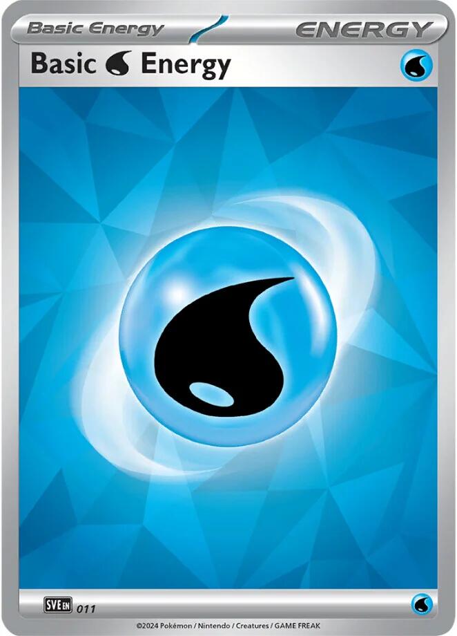 Basic Water Energy (011)(Holo) [Scarlet & Violet: Stellar Crown] | Clutch Gaming