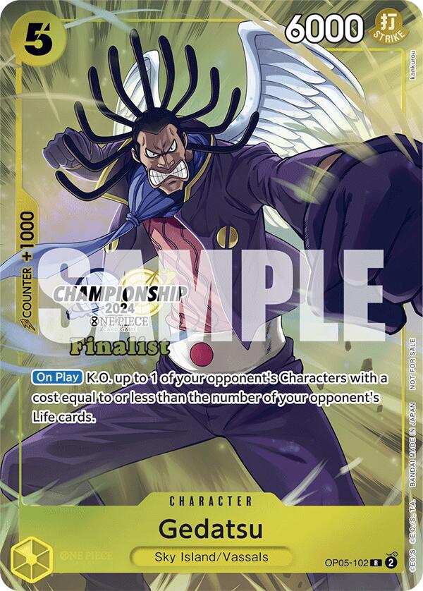 Gedatsu (Championship 2024 Finalist Card Set) [One Piece Promotion Cards] | Clutch Gaming