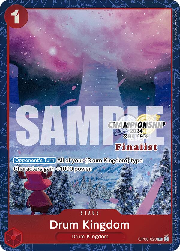 Drum Kingdom (Championship 2024 Finalist Card Set) [One Piece Promotion Cards] | Clutch Gaming