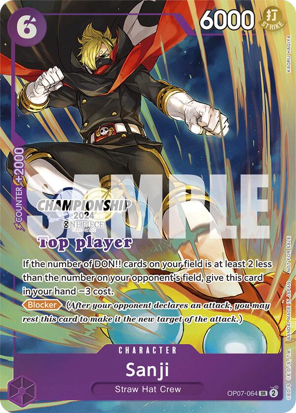 Sanji (Championship 2024 Top Player Pack) [One Piece Promotion Cards] | Clutch Gaming