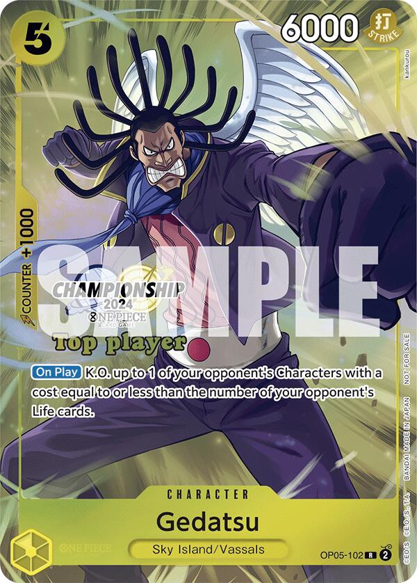 Gedatsu (Championship 2024 Top Player Pack) [One Piece Promotion Cards] | Clutch Gaming