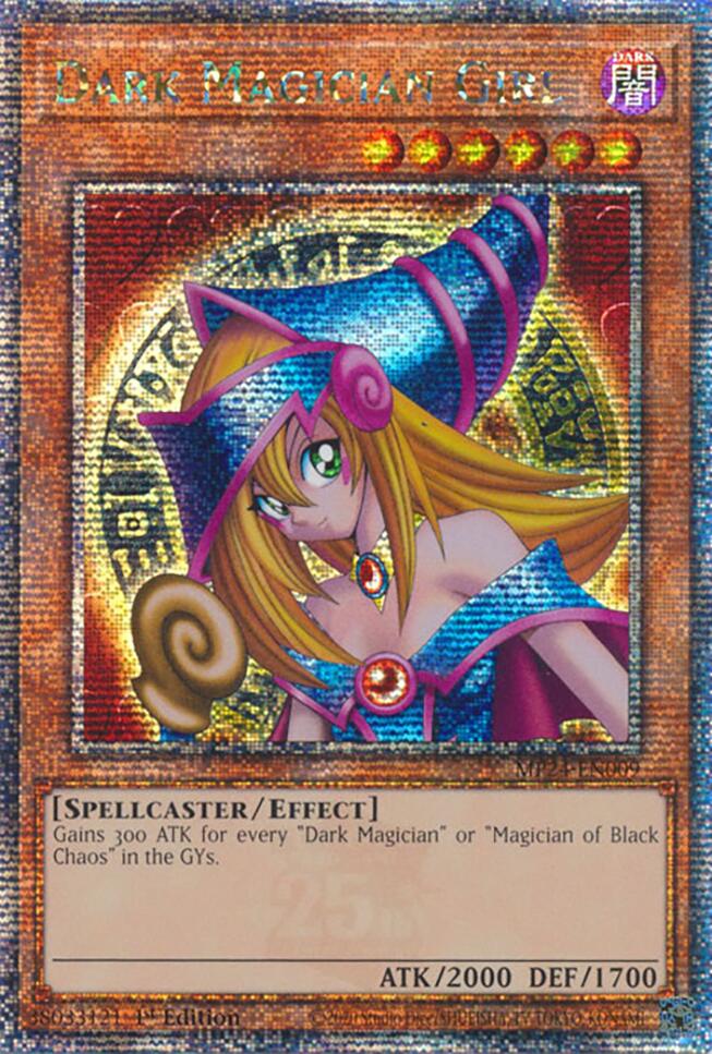 Dark Magician Girl [MP24-EN009] Quarter Century Secret Rare | Clutch Gaming