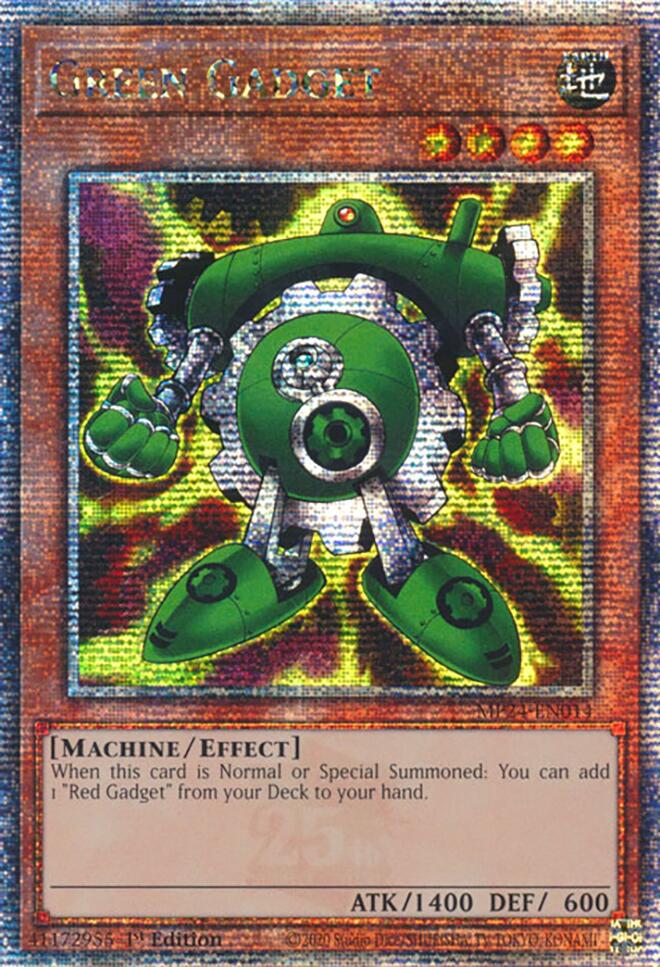 Green Gadget [MP24-EN014] Quarter Century Secret Rare | Clutch Gaming