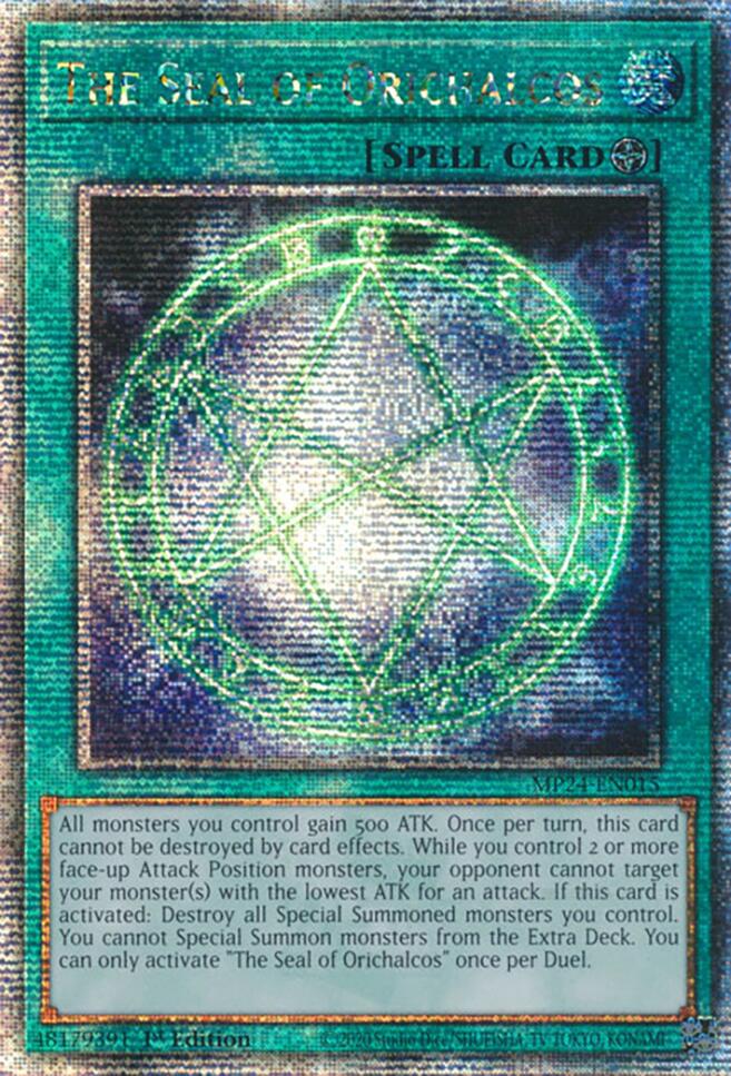 The Seal of Orichalcos [MP24-EN015] Quarter Century Secret Rare | Clutch Gaming