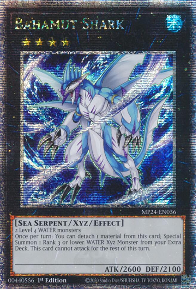 Bahamut Shark [MP24-EN036] Quarter Century Secret Rare | Clutch Gaming