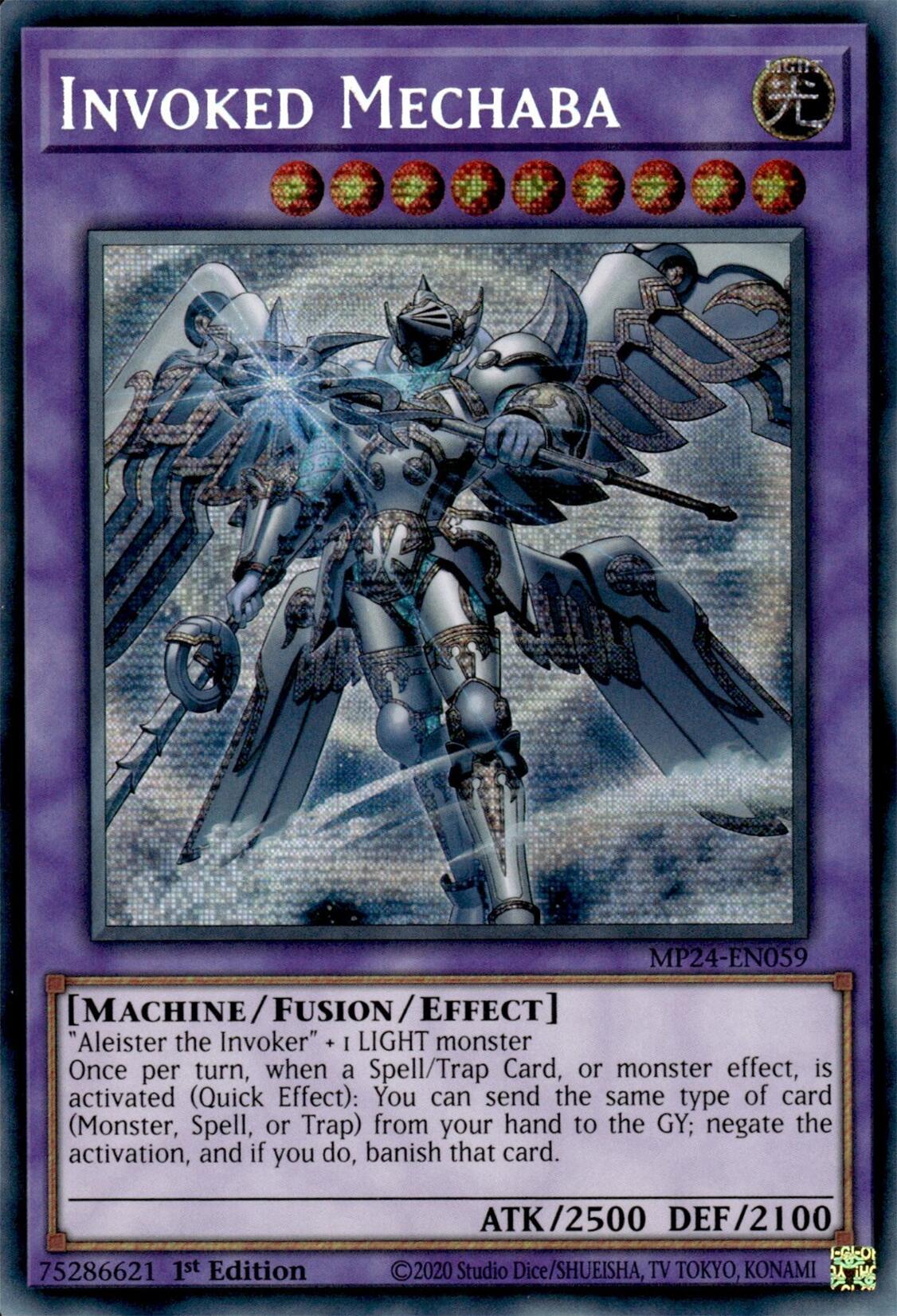 Invoked Mechaba (Alternate Art) [MP24-EN059] Prismatic Secret Rare | Clutch Gaming