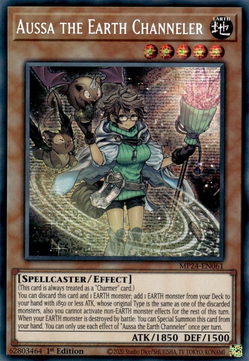 Aussa the Earth Channeler [MP24-EN061] Prismatic Secret Rare | Clutch Gaming