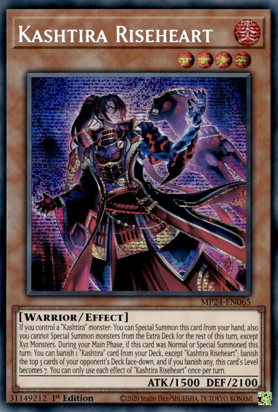 Kashtira Riseheart [MP24-EN065] Prismatic Secret Rare | Clutch Gaming