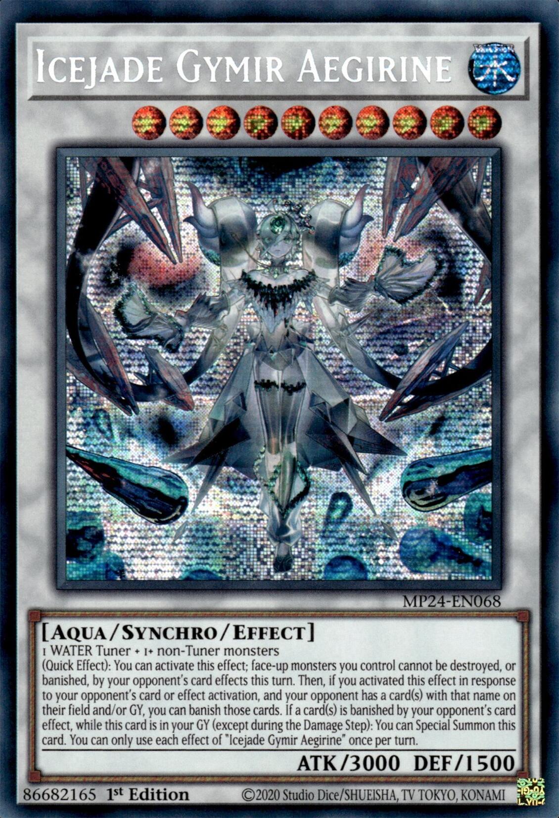 Icejade Gymir Aegirine [MP24-EN068] Prismatic Secret Rare | Clutch Gaming