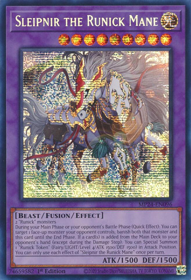 Sleipnir the Runick Mane [MP24-EN096] Prismatic Secret Rare | Clutch Gaming