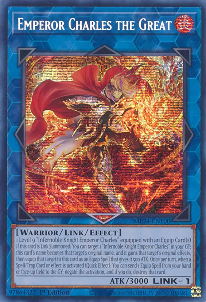 Emperor Charles the Great [MP24-EN100] Prismatic Secret Rare | Clutch Gaming