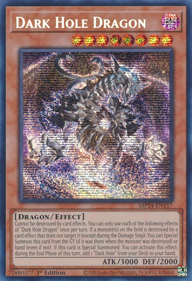 Dark Hole Dragon [MP24-EN117] Prismatic Secret Rare | Clutch Gaming