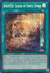 WANTED: Seeker of Sinful Spoils [MP24-EN122] Prismatic Secret Rare | Clutch Gaming