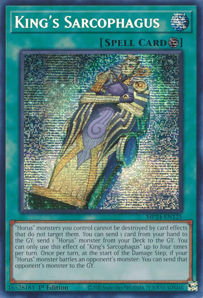 King's Sarcophagus [MP24-EN125] Prismatic Secret Rare | Clutch Gaming