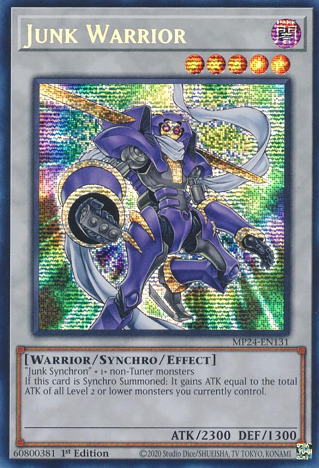 Junk Warrior [MP24-EN131] Prismatic Secret Rare | Clutch Gaming