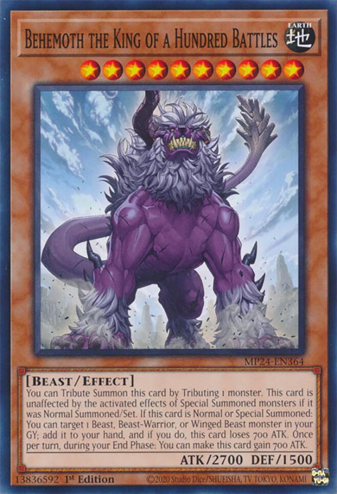 Behemoth the King of a Hundred Battles [MP24-EN364] Common | Clutch Gaming