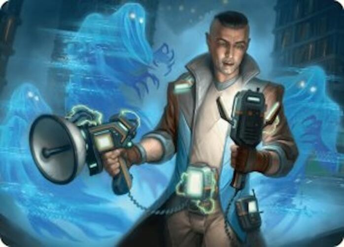 Paranormal Analyst Art Card [Duskmourn: House of Horror Art Series] | Clutch Gaming