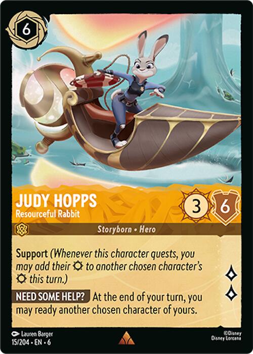 Judy Hopps - Resourceful Rabbit (15/204) [Azurite Sea] | Clutch Gaming