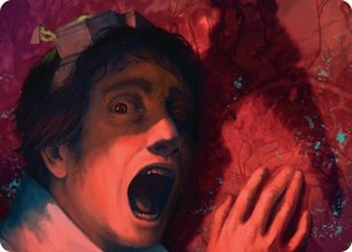 Murder Art Card [Duskmourn: House of Horror Art Series] | Clutch Gaming