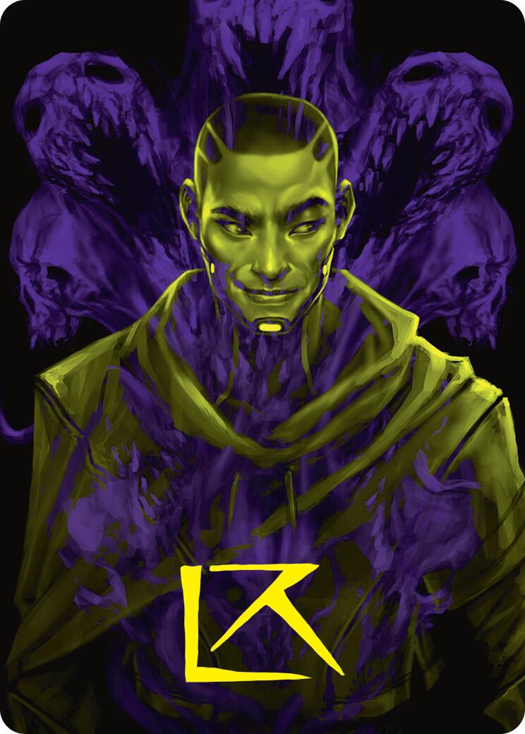 Kaito, Bane of Nightmares Art Card (Gold-Stamped Signature) [Duskmourn: House of Horror Art Series] | Clutch Gaming