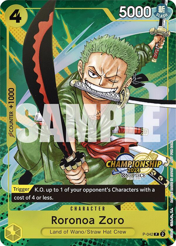 Roronoa Zoro (CS 2024 Event Pack) [One Piece Promotion Cards] | Clutch Gaming