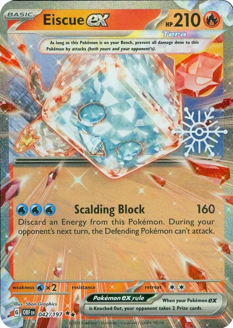 Eiscue ex (042/197) (Holiday Calendar) [Miscellaneous Cards] | Clutch Gaming