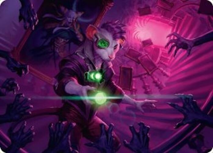 Nashi, Searcher in the Dark Art Card (21/54) [Duskmourn: House of Horror Art Series] | Clutch Gaming