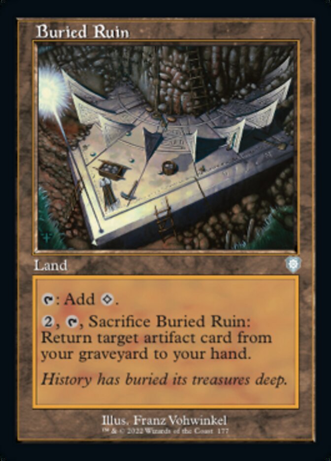 Buried Ruin (Retro) [The Brothers' War Commander] | Clutch Gaming