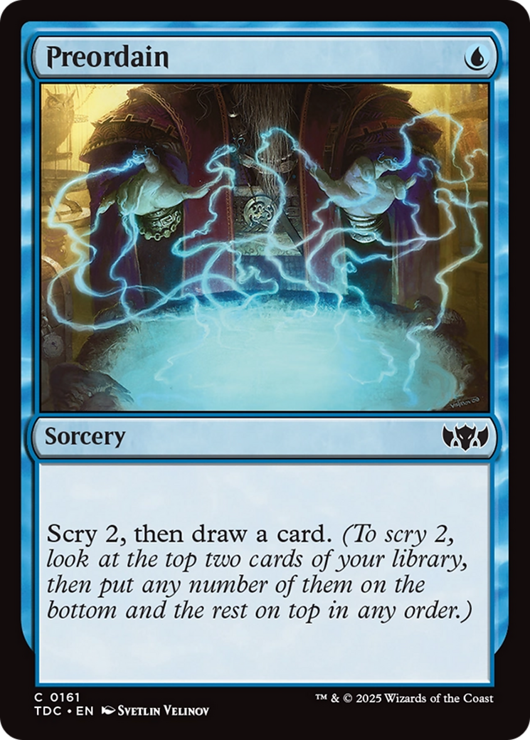 Preordain [Tarkir: Dragonstorm Commander] | Clutch Gaming
